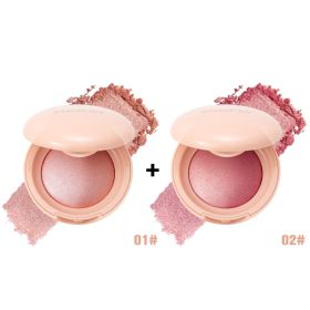 PHOFAY Luminous Powder Blush (Option: 01and02 Color)